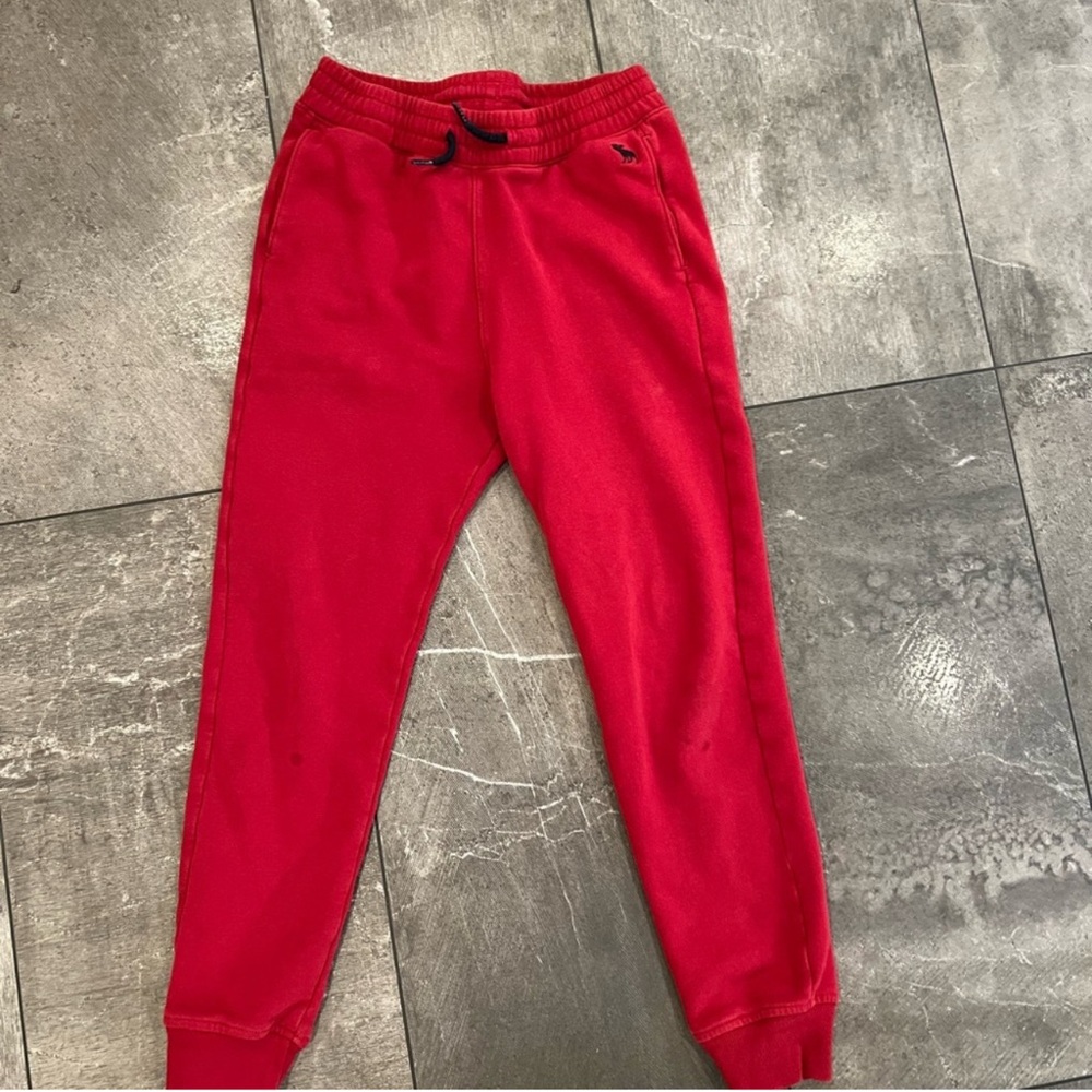Abercrombie  Kids Jogger Pants size 11/12 red
